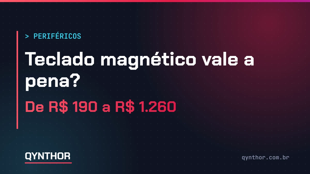 Capa QYNTHOR: teclado magnético vale a pena, modelos de R$ 190 a R$ 1.260
